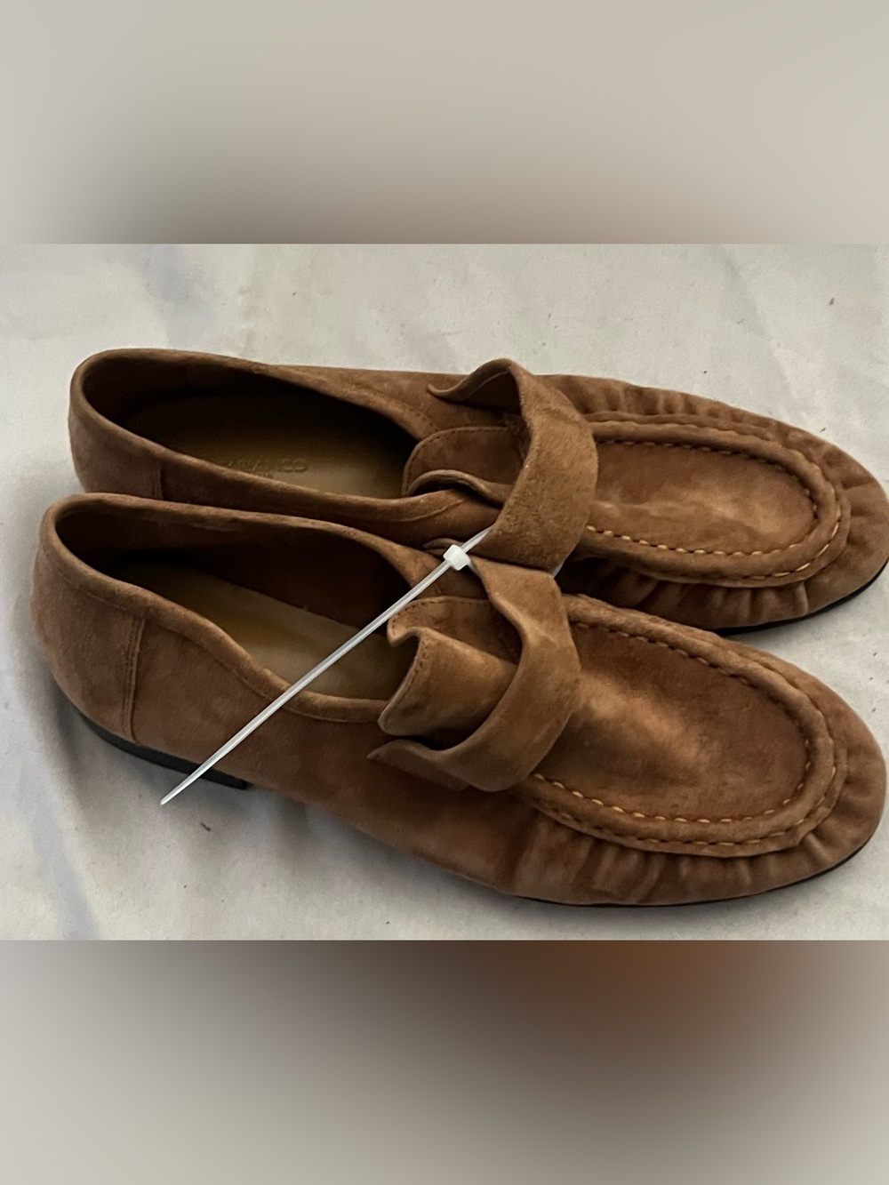 Tony Bianco GATSBY BROWN SUEDE LOAFER SLIP ON SHOES 7.5 NEW - Picture 6 of 10